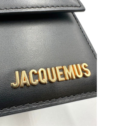  Borsa Jacquemus nella versione Le Grand Bambino in pelle nera, di lusso, originale, ottime condizioni, usata-