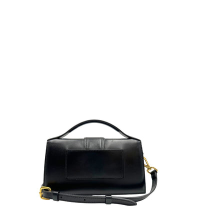 retro Borsa Jacquemus nella versione Le Grand Bambino in pelle nera, di lusso, originale, ottime condizioni, usata- 