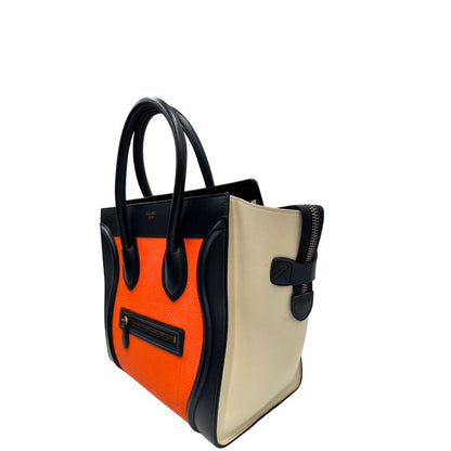 lato  Capiente borsa Celine Luggage, munita di doppi manici stondati, di lusso, originale, ottime condizioni, usata. 
