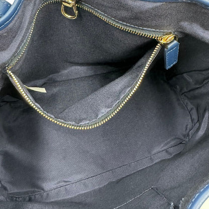 interno  Shopping Borbonese con trama occhio di pernice sui toni del blu, di lusso, originale, usat