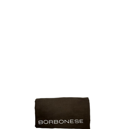 dustbag  Shopping Borbonese con trama occhio di pernice sui toni del blu, di lusso, originale, usat 