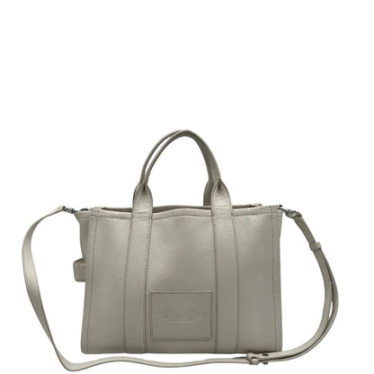 retro Borsa The Tote Bag Marc Jacobs in pelle bianca nella versione media, di lusso, originale, ottime condizioni, usata. 