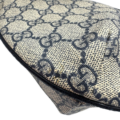 Borsa a tracolla Gucci Ophidia in canvas GG con iconica striscia Web blu e rossa, di lusso, originale, ottime condizioni, usata. 