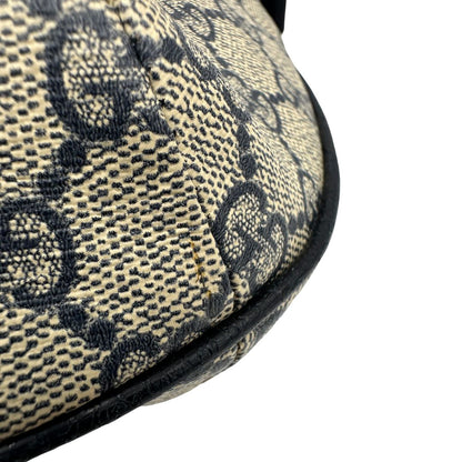 Borsa a tracolla Gucci Ophidia in canvas GG con iconica striscia Web blu e rossa, di lusso, originale, ottime condizioni, usata.