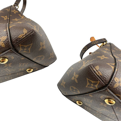 angoli  Borsa LV Montaigne nella versione MM in canvas monogram, di lusso, originale, ottime condizioni, usata. 