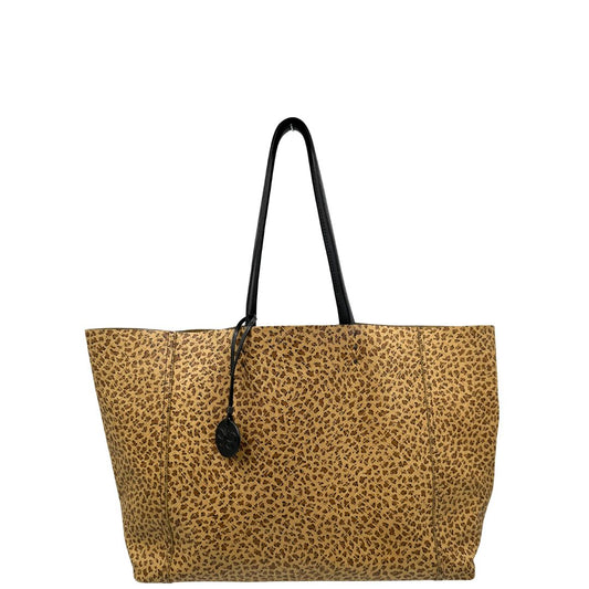 front  Borsa Bottega Veneta trama animalier, indossabile a spalla, di lusso, originale, ottime condizioni, usata.