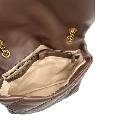 Borsa Pinko Love Puff Maxi marrone