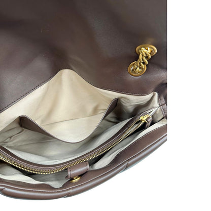 Borsa Pinko Love Puff Maxi marrone