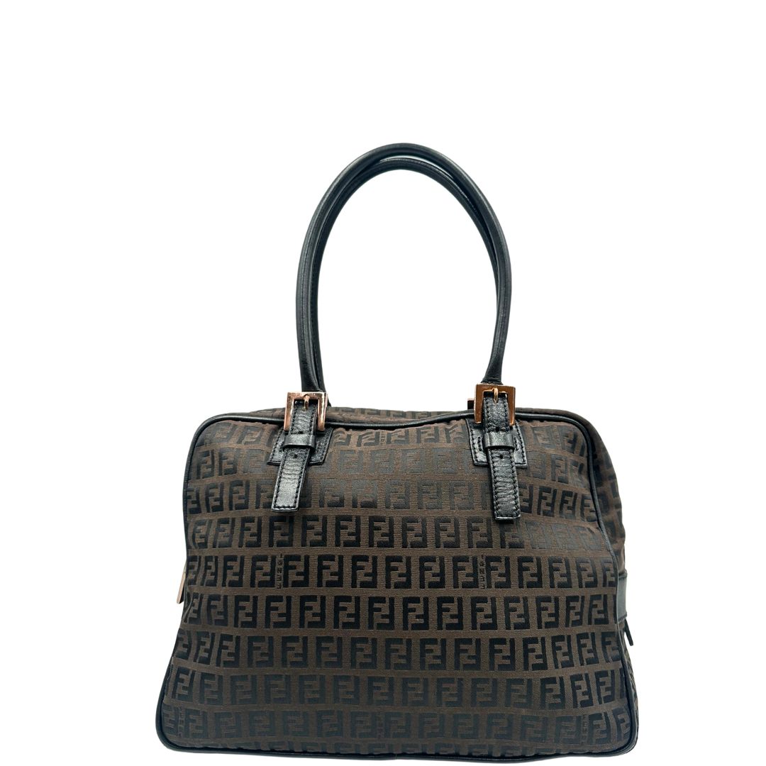 front  Borsa Fendi trama Zucchino, da portare a spalla, di lusso,  originale, ottime condizioni, usata 