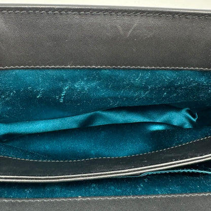 interno Tracolla Gucci Ophidia in pelle scamosciata nera con iconica striscia Web verde e rossa, di lusso, originale, ottime condizioni, usata, originale. 