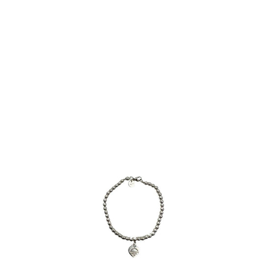 Bracciale Tiffany&Co. in argento 925 con ciondolo heart, di lusso, originale, eccellenti condizioni, usato.