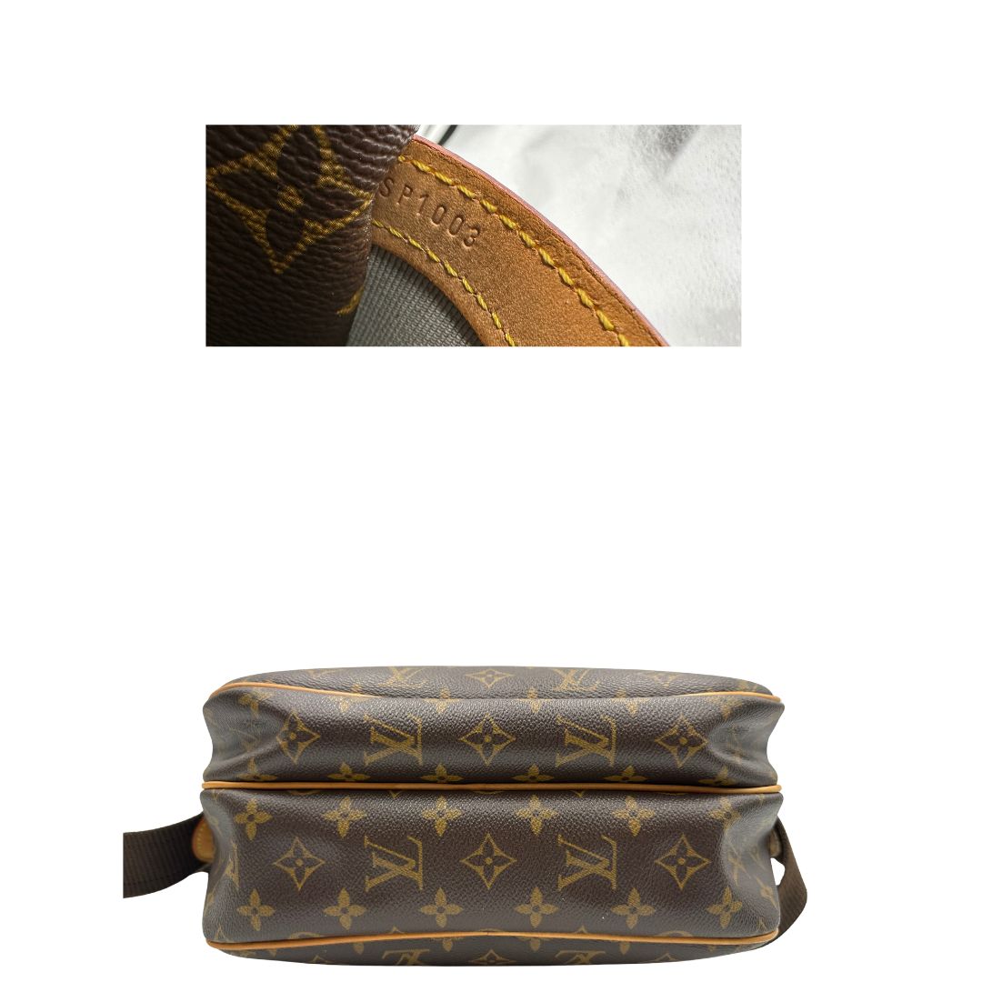 interno Borsa LV Reporter nella versione PM, di lusso, originale, ottime condizioni, usata.