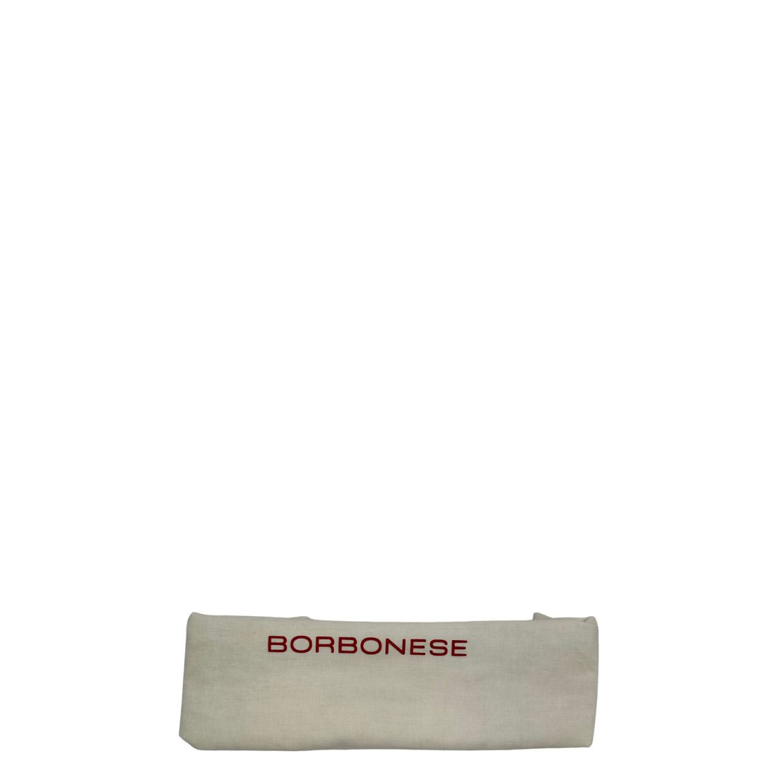 dustbag Borsa Borbonese in canvas trama occhio di pernice, di lusso, originale, ottime condizioni, usata.