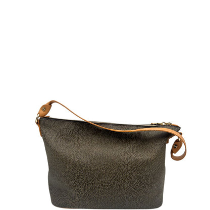 front Borsa Borbonese in canvas trama occhio di pernice, di lusso, originale, ottime condizioni, usata.