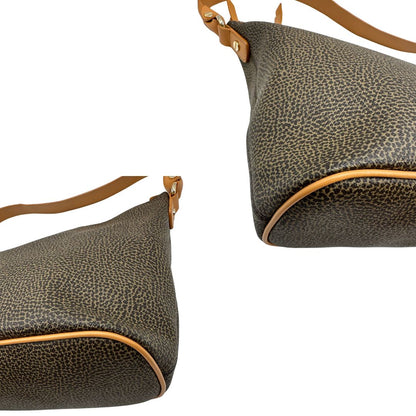 angoli Borsa Borbonese in canvas trama occhio di pernice, di lusso, originale, ottime condizioni, usata. 