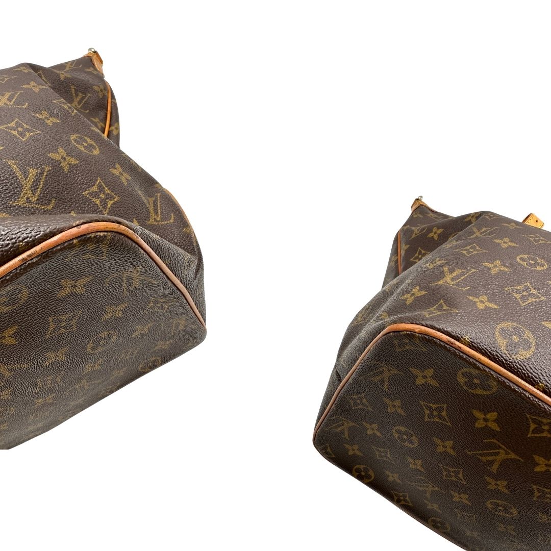 angoli Borsa LV Palermo in tela monogram nella versione GM, di lusso, originale, ottime condizioni, usata. 