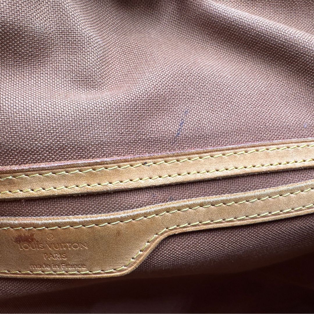 interno Borsa LV Palermo in tela monogram nella versione GM, di lusso, originale, ottime condizioni, usata. 