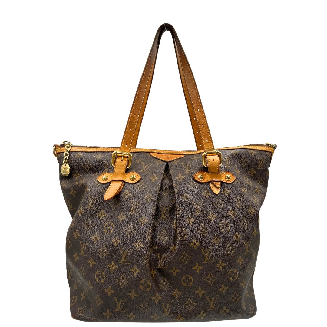 front Borsa LV Palermo in tela monogram nella versione GM, di lusso, originale, ottime condizioni, usata. 