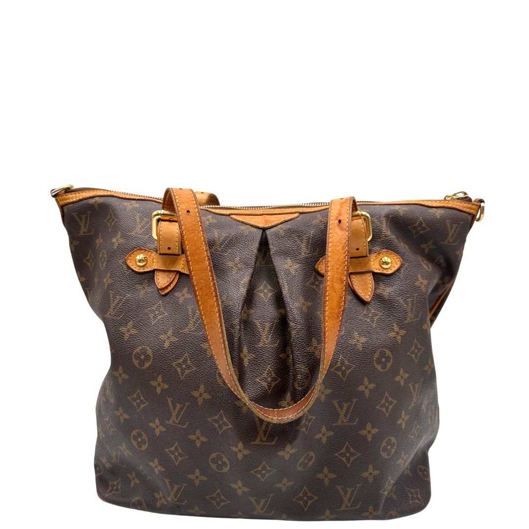 retro Borsa LV Palermo in tela monogram nella versione GM, di lusso, originale, ottime condizioni, usata. 