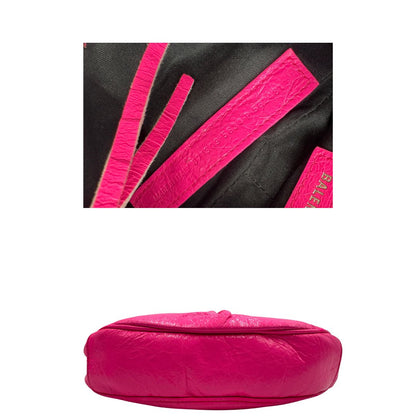 base Borsa Le Cagole XS in pelle Arena fucsia, di lusso, originale, ottime condizioni, usata