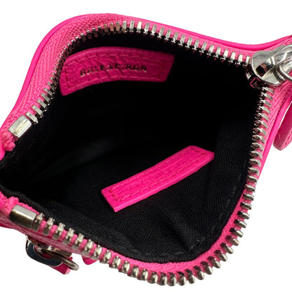 Borsa Le Cagole XS in pelle Arena fucsia, di lusso, originale, ottime condizioni, usata