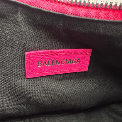 interno Borsa Le Cagole XS in pelle Arena fucsia, di lusso, originale, ottime condizioni, usata