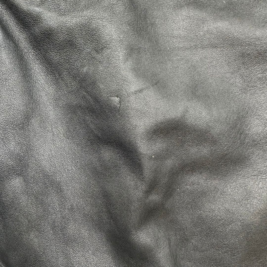 Trench di pelle Burberry nero tg. L