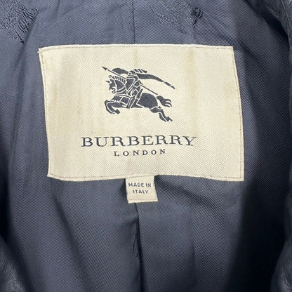 Trench di pelle Burberry nero tg. L