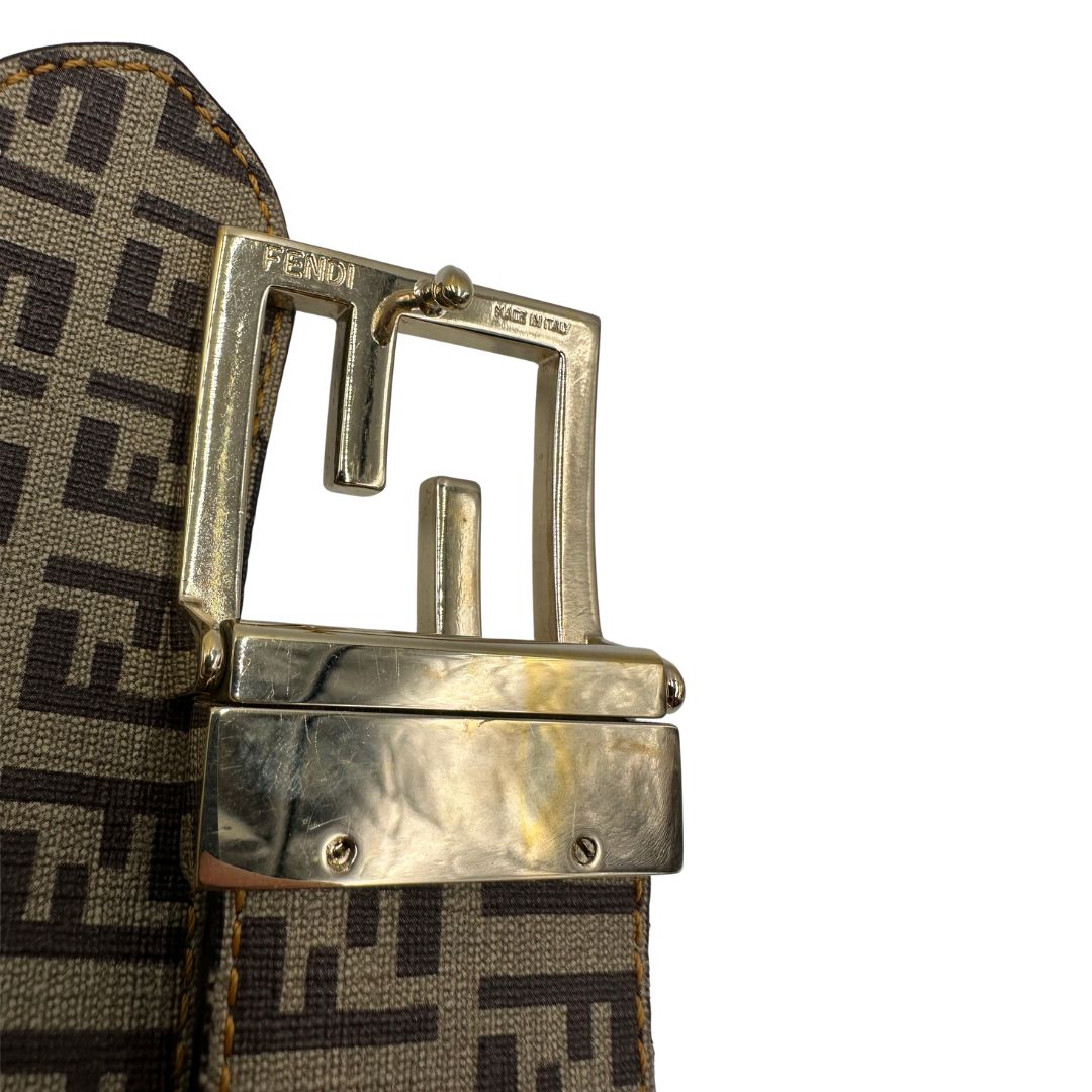  Cintura Fendi reversibile, trama zucca e trama zucchino