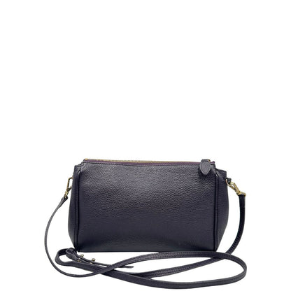  Borsa Versace Collezione in pelle viola scuro, indossabile a tracolla, di lusso, originale, ottime condizioni.