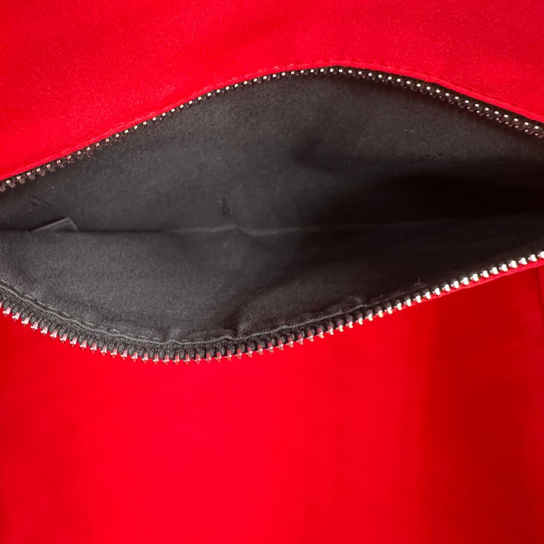 interno Tote Fendi Roma in canvas nero trama Zucca, di lusso, originale, ottime condizioni, usata. 