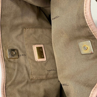 interno Tote Fendi multicolore con trama Zucchino, di lusso, originale, ottime condizioni, usata. 