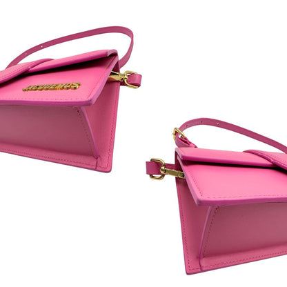  Borsa Jacquemus nella versione Le Grand Bambino neon pink, di lusso, originale, eccellenti condizioni.