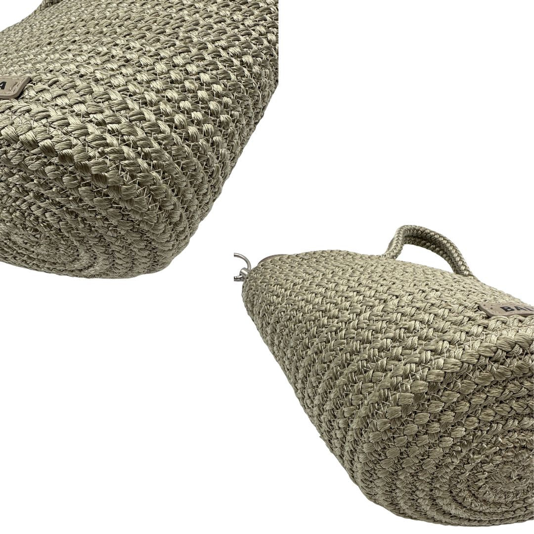 Ibiza Small Basket Bag Balenciaga beige