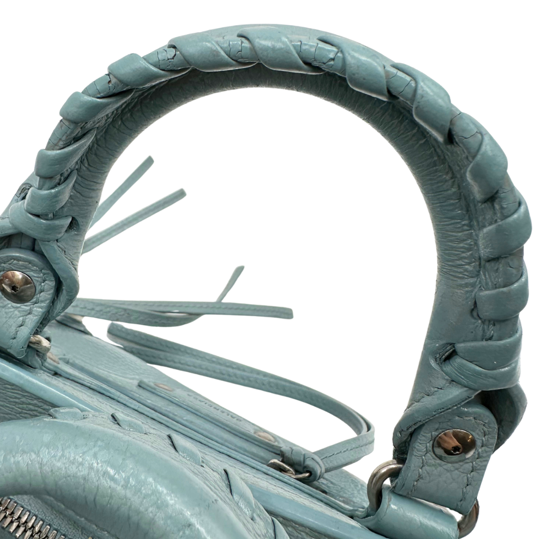 manico Borsa Balenciaga Neo Classic City nella versione mini, di lusso, originale, ottime condizioni, usata. 