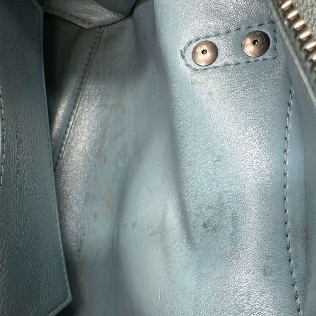 interno Borsa Balenciaga Neo Classic City nella versione mini, di lusso, originale, ottime condizioni, usata. 