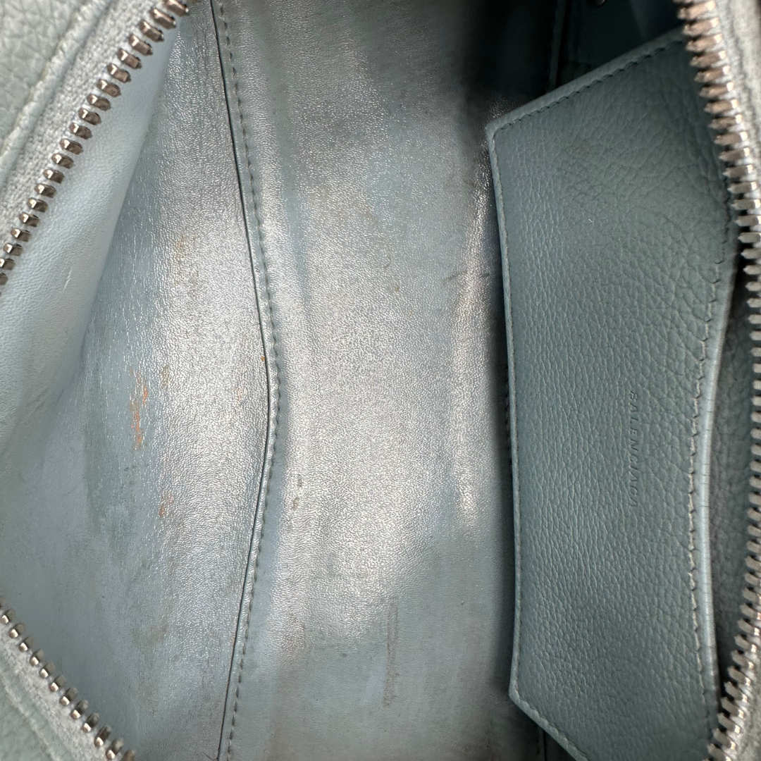 interno Borsa Balenciaga Neo Classic City nella versione mini, di lusso, originale, ottime condizioni, usata. 