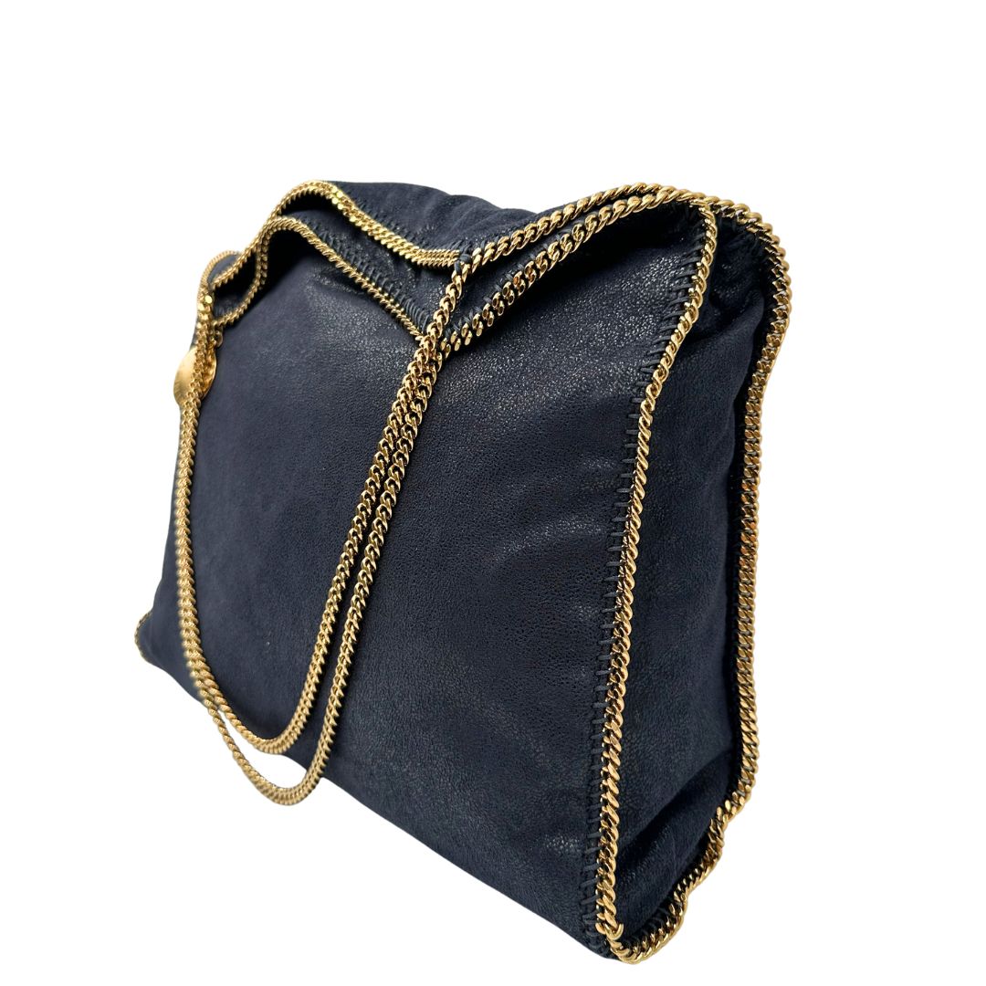 lato  Borsa Falabella nella versione fold over tote, di lusso, originale, ottime condizioni, usata. 