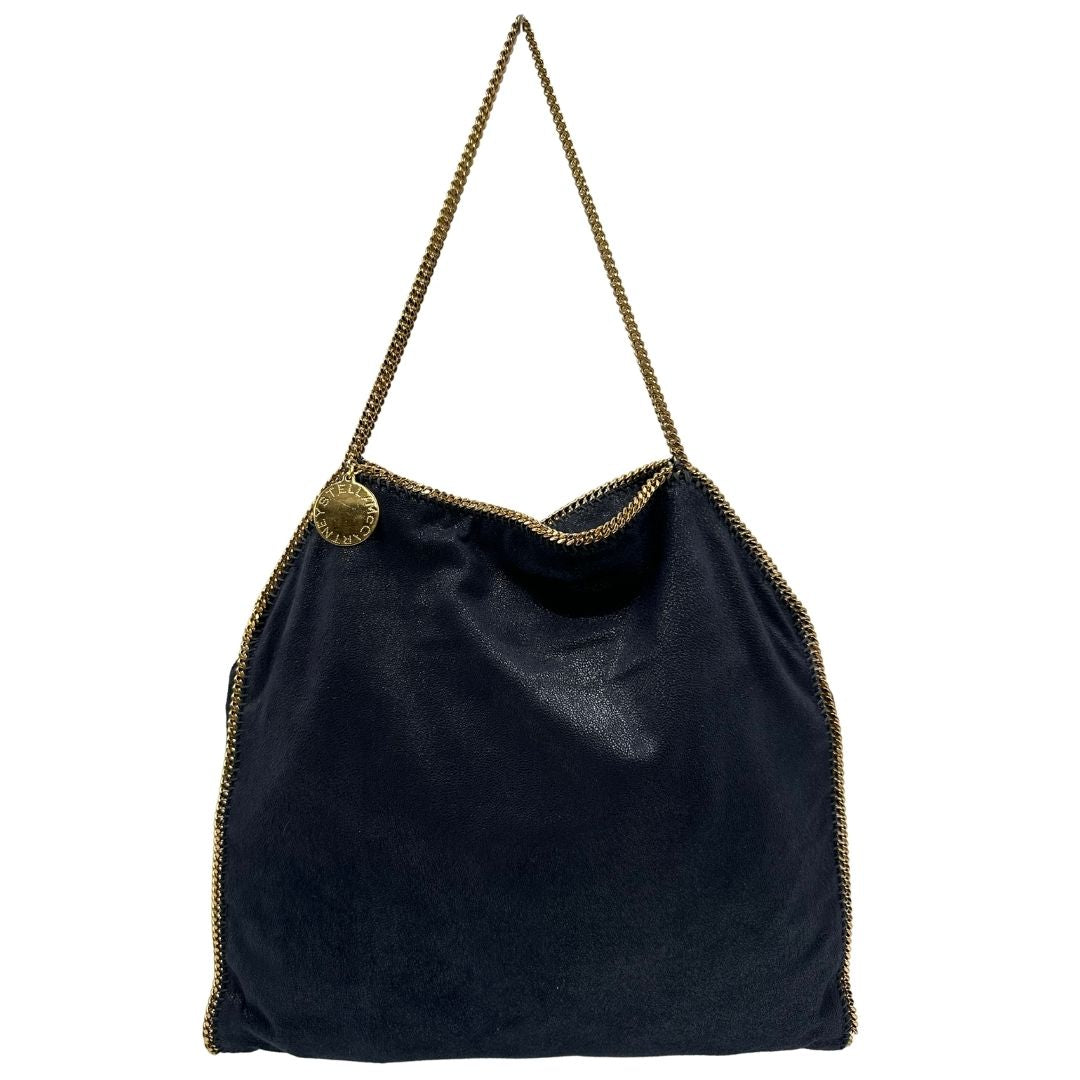 front  Borsa Falabella nella versione fold over tote, di lusso, originale, ottime condizioni, usata. 