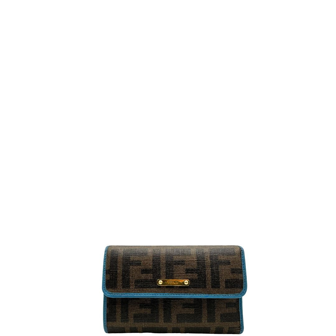 Portafoglio Fendi Zucca marrone