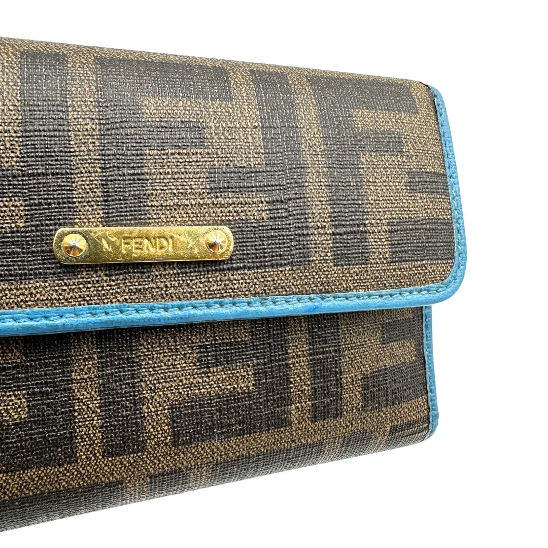 Portafoglio Fendi Zucca marrone