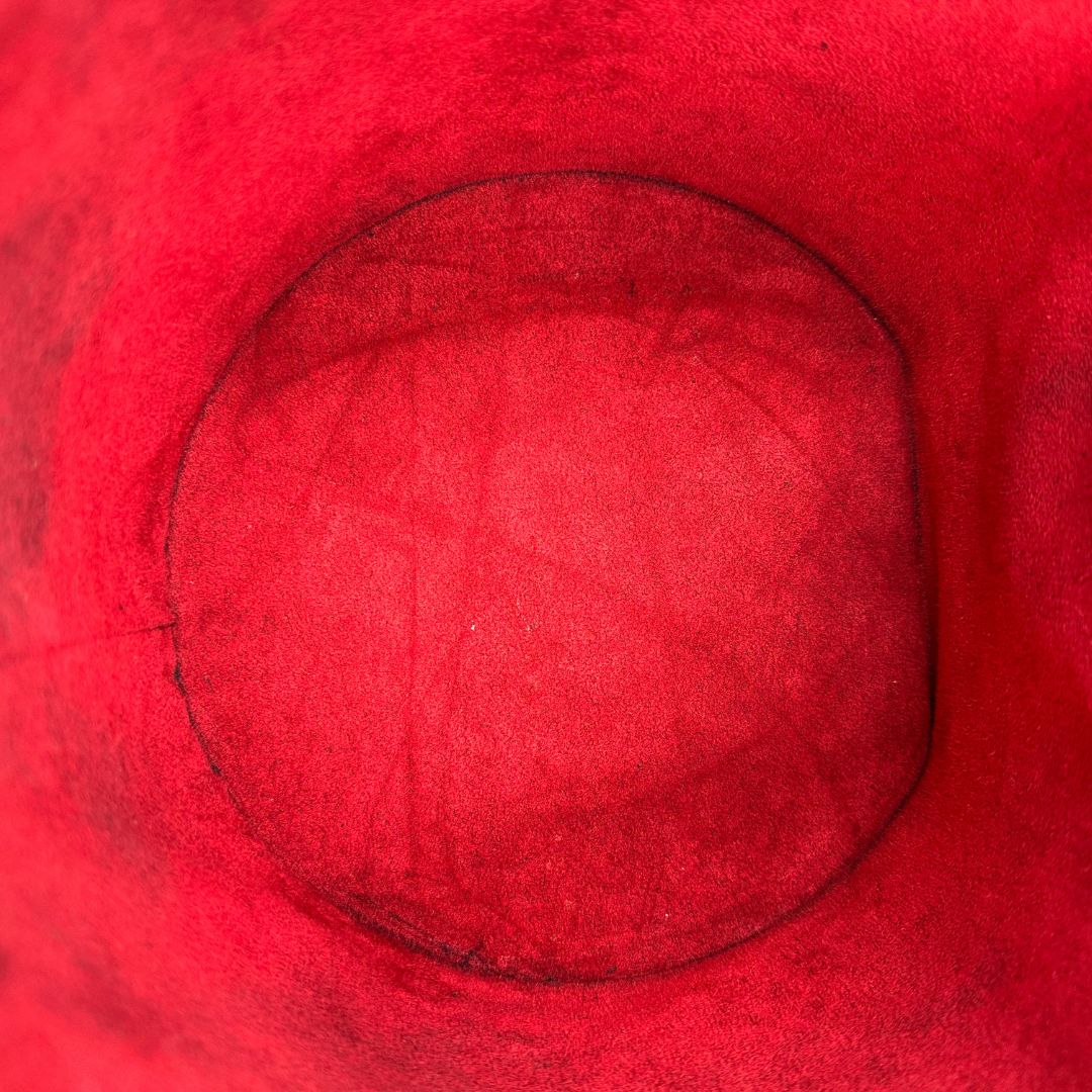 interno  Borsa LV in pelle epi rossa, da portare a mano, di lusso, originale, ottime condizioni, usato