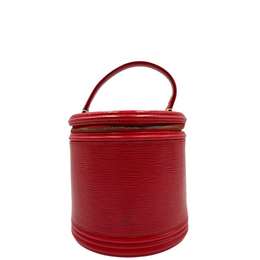 front  Borsa LV in pelle epi rossa, da portare a mano, di lusso, originale, ottime condizioni, usato. 