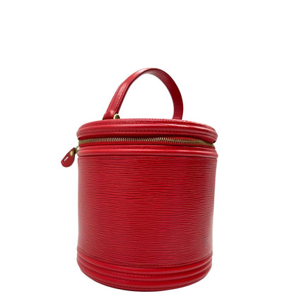  Borsa LV in pelle epi rossa, da portare a mano, di lusso, originale, ottime condizioni, usato. 