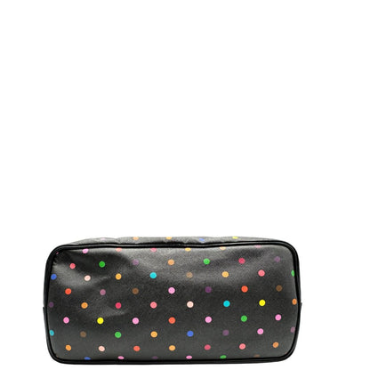 base Shopping Givenchy in pelle nera con pois multicolore, di lusso, originale, ottime condizioni, usata, originale. 