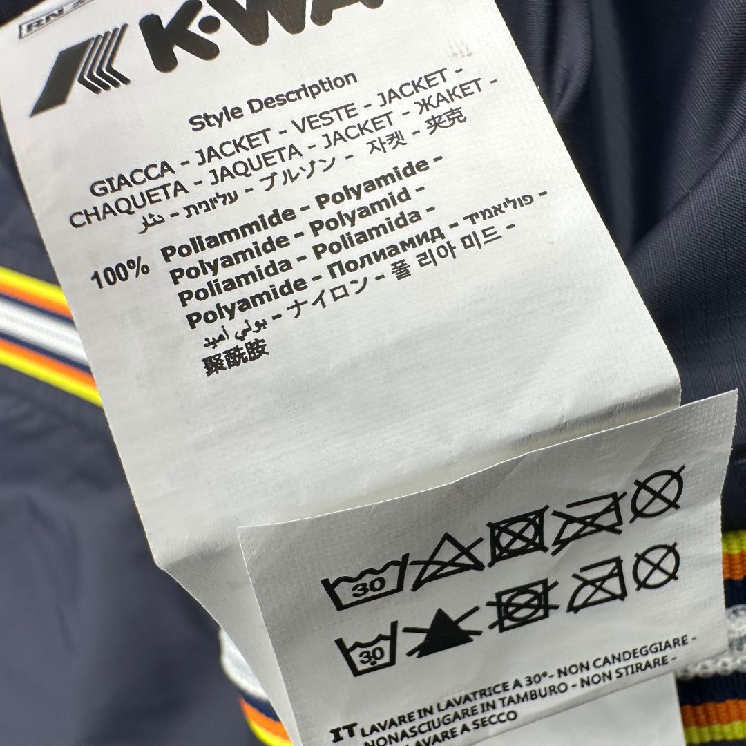 Giubbino K-Way tg. XXL blu