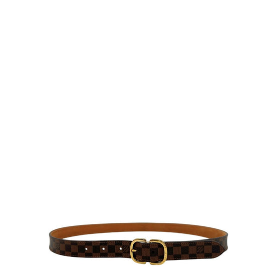 Cintura LV in canvas damier ebene, di lusso, originale, ottime condizioni, usata.