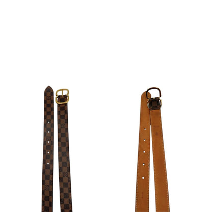 Cintura LV in canvas damier ebene, di lusso, originale, ottime condizioni, usata.