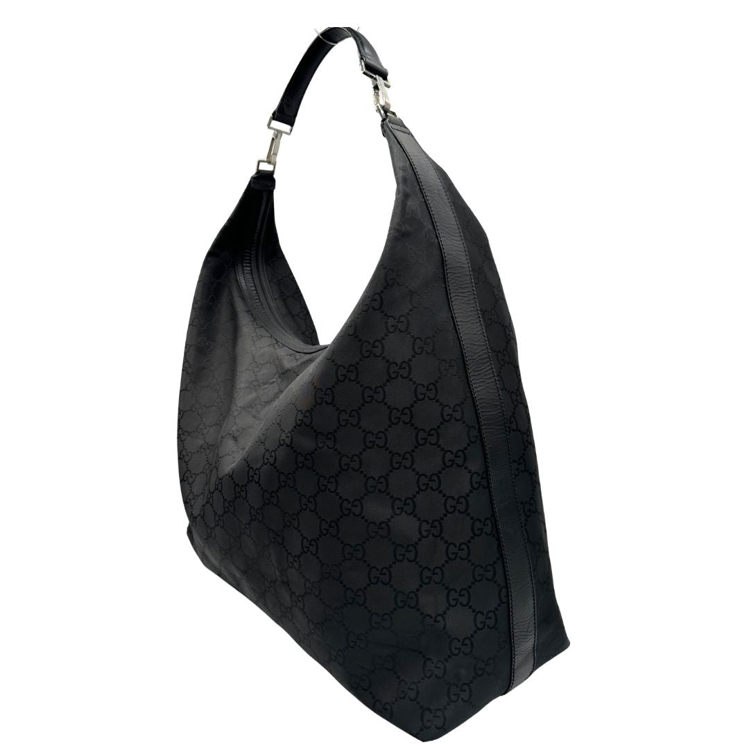 Maxi Hobo Gucci GG nera