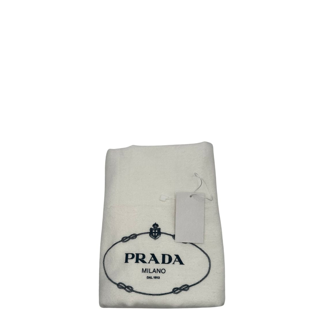 dustbag  Borsa Tote Prada in tessuto blu, di lusso, originale, ottime condizioni, usata. 